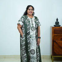Plus Size Batik Cotton Nighty