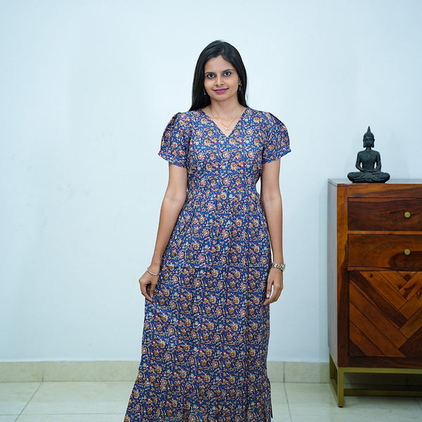 Kalamkari Kantha Work Frock