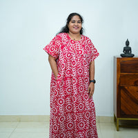 Plus Size Batik Cotton Nighty