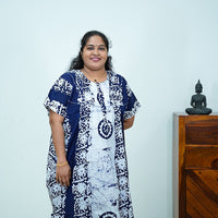 Plus Size Batik Cotton Nighty