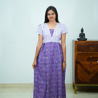 Kantha Work Side Pleated Frock