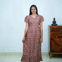 Kalamkari Kantha Work Frock