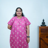 Plus Size Pink Floral Nighty