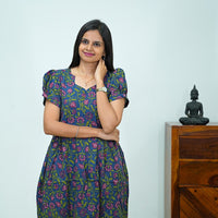Jaipur Cotton Kantha Work Frock with Frill