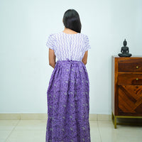 Kantha Work Side Pleated Frock